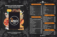 Uno Cafe menu 2