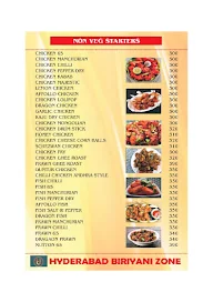 BU's Hyderabad Biryani Zone menu 4