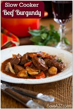 Slow Cooker Beef Burgundy Recipe! Another yummy favorite! was pinched from <a href="http://www.isavea2z.com/slow-cooker-beef-burgundy-recipe/" target="_blank">www.isavea2z.com.</a>