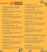 Buns to burgers menu 1