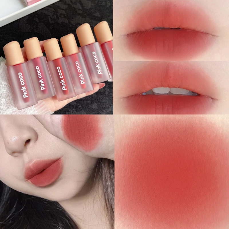 Rossetto opaco per studenti, fango labbra, lucidalabbra. Ottieni labbra perfette con questo prodotto facile da applicare, duraturo ed elegante.
