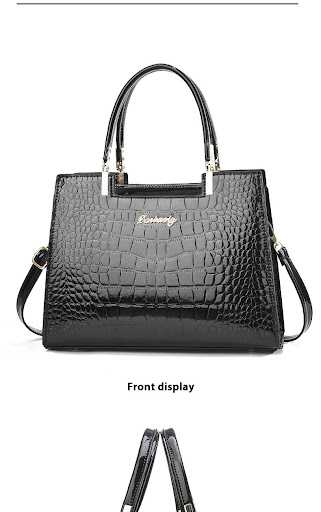 Title 20, Womens Fashion Patent Leather Shoulder Bag, st...