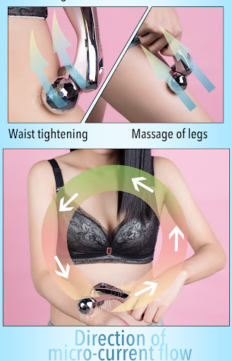 Title 9, EMS double ball roller massage instrument. Reli...