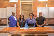 The cast of Metropolitan's #WeStart2022Stronger web series, from left: Gerald Mwandiambira, Kay Radebe, Nomsa Buthelezi-Shezi and Lentswe Bhengu.