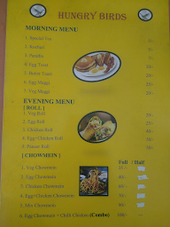 Hungry Birds menu 1