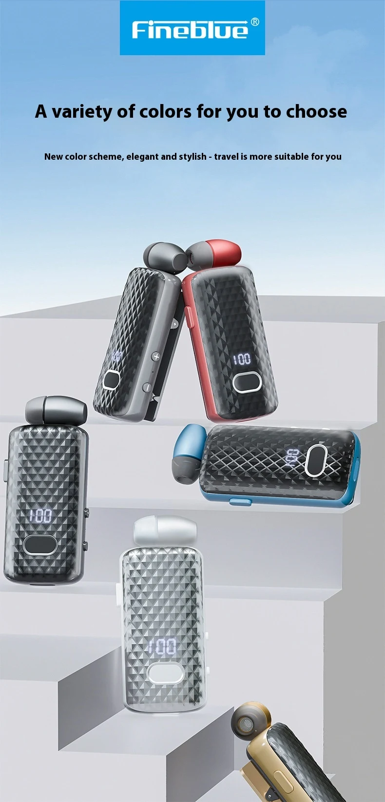Title 6, F588 Mini Cable Bluetooth Headset for Business ...