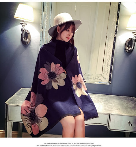 Title 4, South Korea Tassel Warm Shawl Versatile Lovers ...