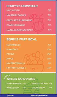 Berry Brothers menu 2