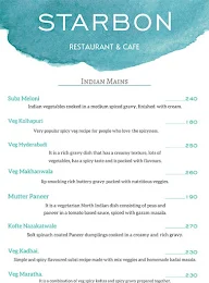 Starbon Restaurant & Cafe menu 2