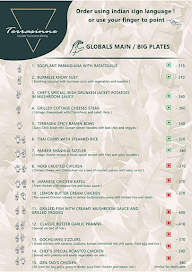 Terrasinne Kitchen And Bar menu 2