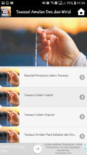 Tawasul Amalan Doa dan Wirid