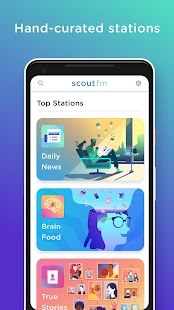 Scout FM - Podcast Radio Screenshot