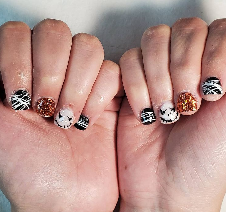 Soopky Halloween Cute Short Nails