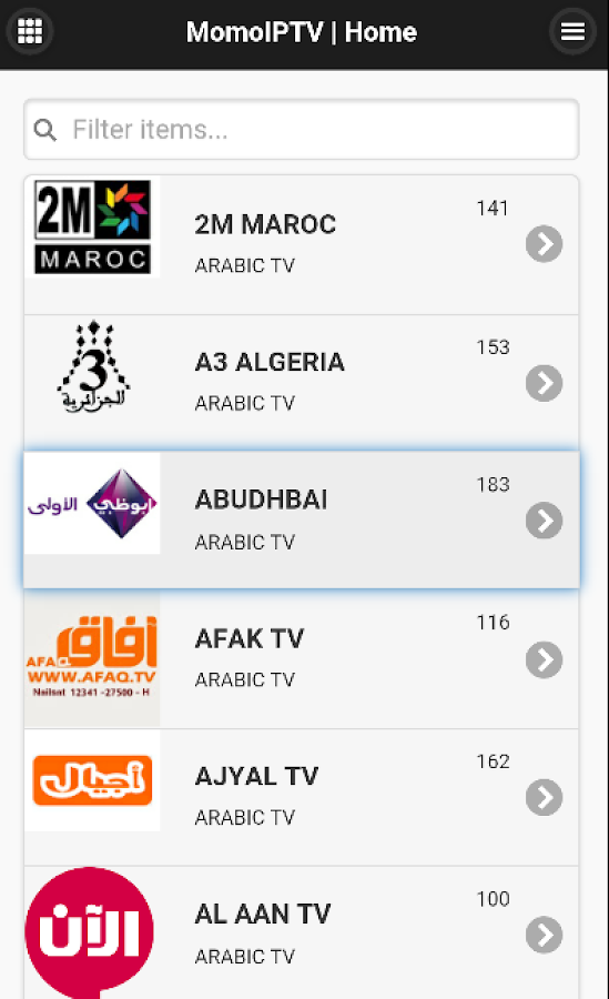 MomoIPTV Screen 3