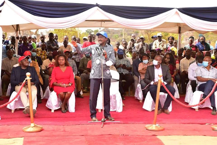 Kalonzo Musyoka in Kisovo, Mwingi