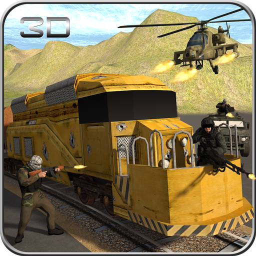 Army Gunship Train Battle 3D icon