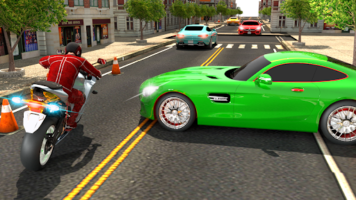 Screenshot Real Highway Traffic Bike Race