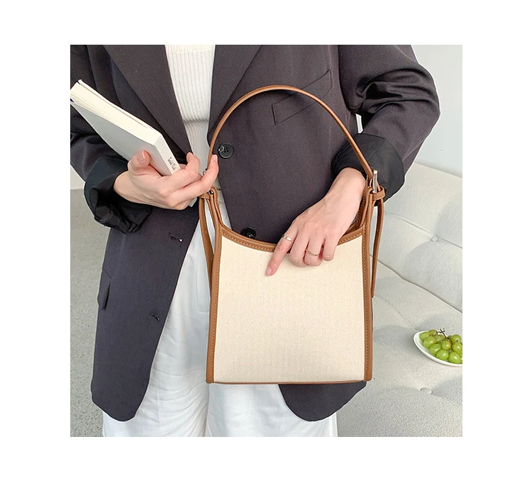 Title 3, Bolsa feminina de ombro com costura de verão, m...
