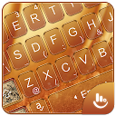 ダウンロード Gold Silk Luxury Keyboard Theme をインストールする 最新 APK ダウンローダ