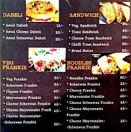 Avani Foods menu 1