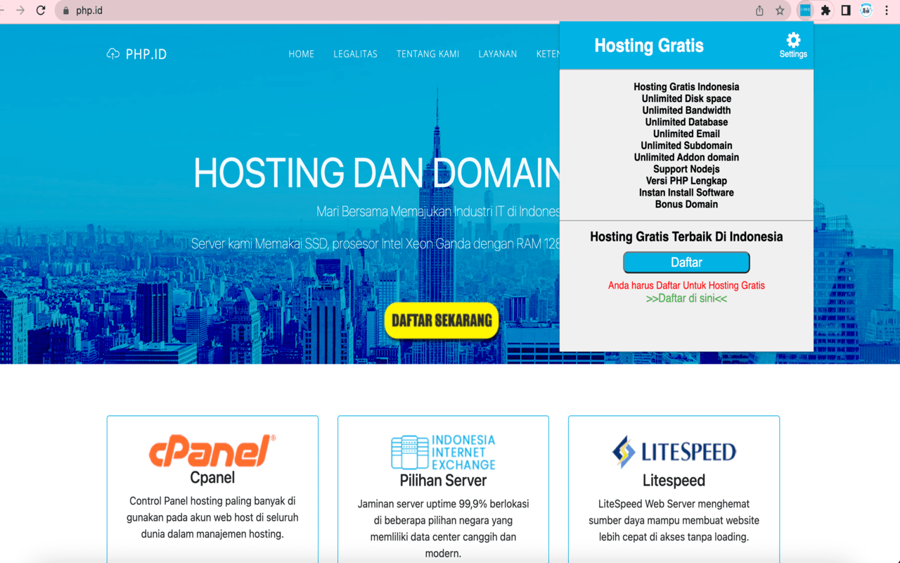 Hosting Gratis Cpanel Indonesia Preview image 3