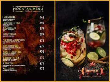 Barbeque 29 menu 