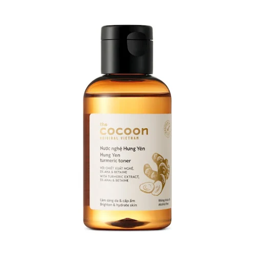 Nước nghệ Hưng Yên (Toner) 5% AHA làm sáng da & cấp ẩm Cocoon 140ml