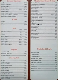 Golden Dhaba menu 2