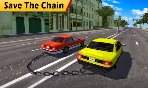  Chained Cars Stunt Race- 스크린샷 미리보기 이미지  