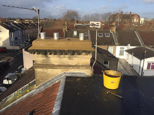 Chimney stack has been capped to stop water/damp into property