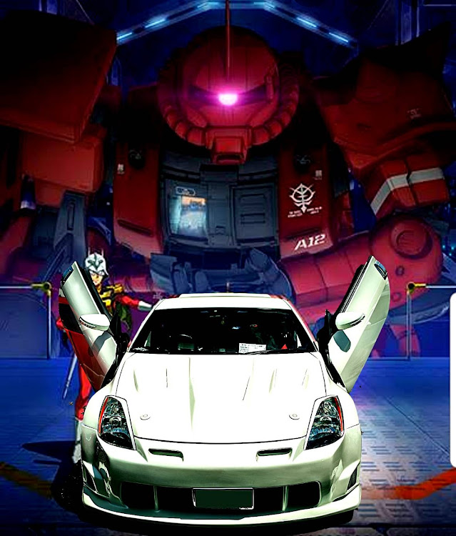 フェアレディZのガンダムアートコラボ・車体の色違い・わがままなお願い・けんずぃさんに感謝・パズルアートZに関するカスタム事例の投稿画像2枚目