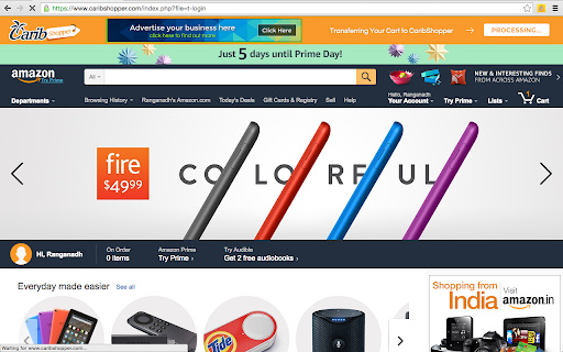 amazon, Departments Amazon.com Account India amazonin 