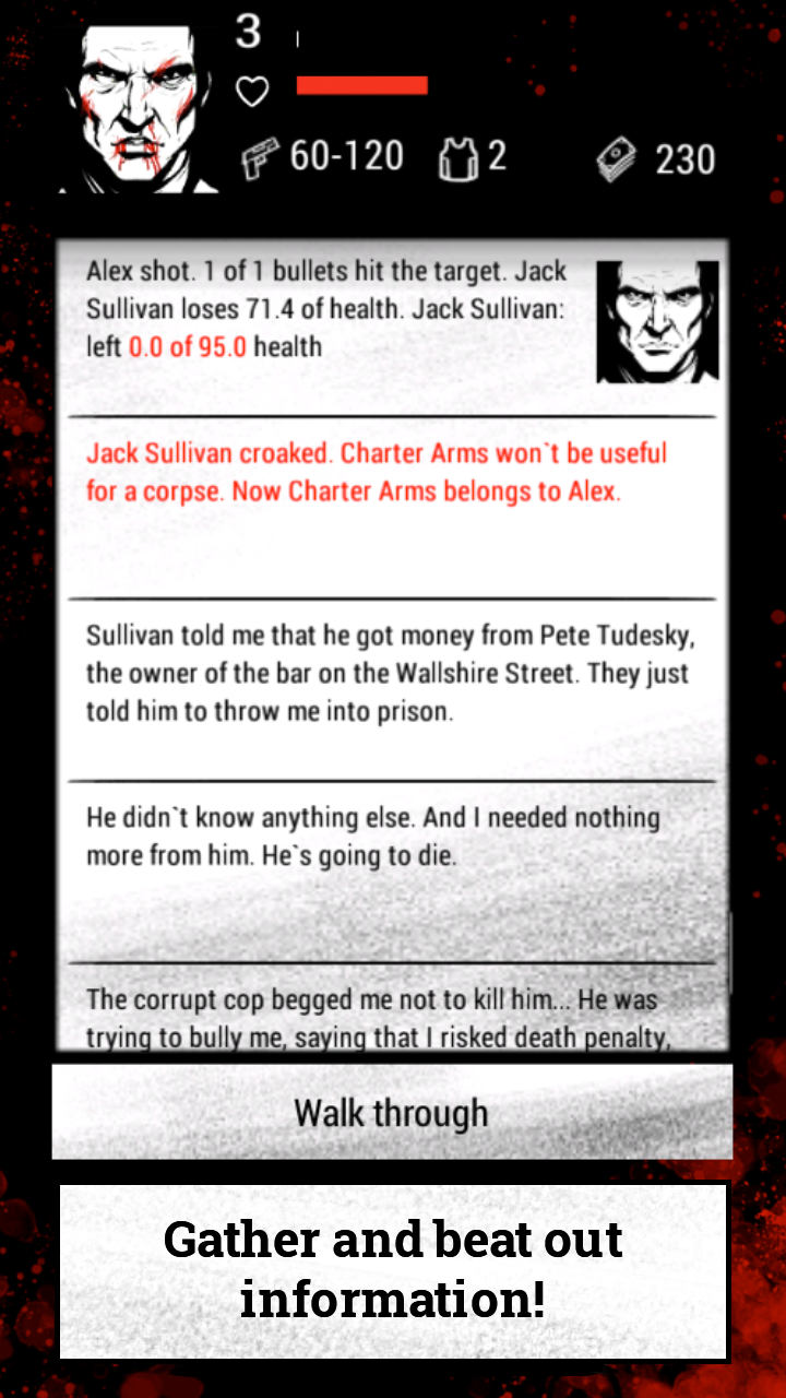 Android application Blackwhite. A revenge quest screenshort