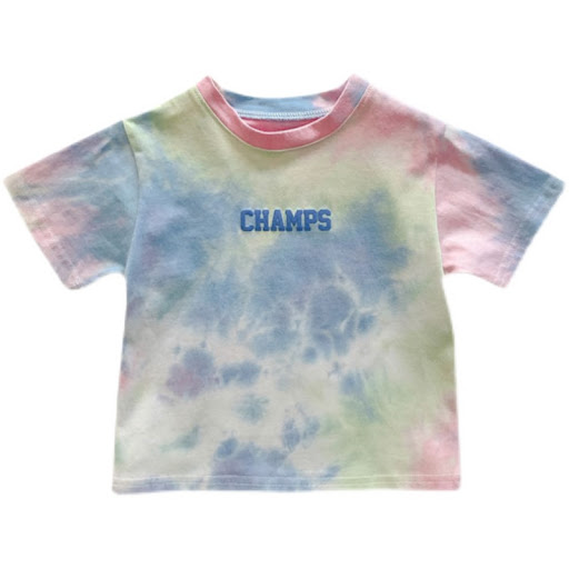 Title 1, Baby Tie-Dye Short Sleeve T-shirt Soft and Comf...
