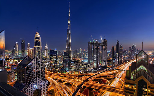 Dubai Night Live Wallpaper backgrounds  themes