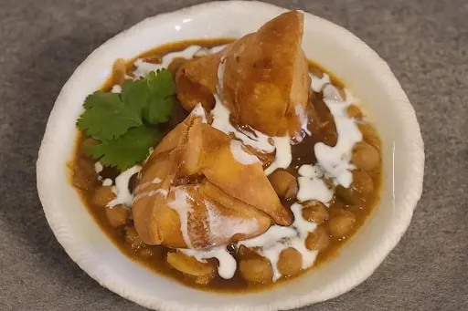 Samosa Chaat [1 Plate]