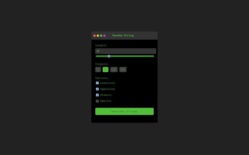 Random String Generator