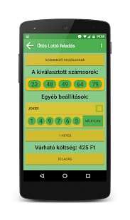 Lottó Mánia (Zseb Lottózó) Screenshot
