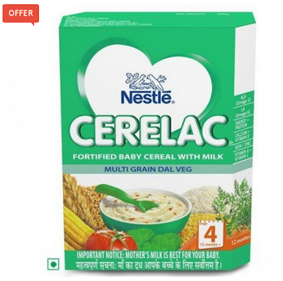 Nestle Cerelac - Multi Grain Dal Veg (stage 4) - 300 gm