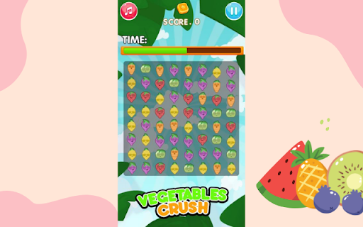 Puzzle Games - Vegetables Crush