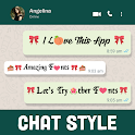 Icon Chat Style - Fonts Keyboard