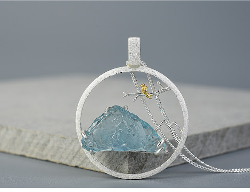 Title 4, Bird Language Floral Pendant