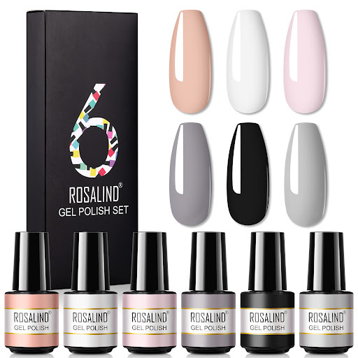 Title 9, Korean One-Color Fine Glitter Nail Polish Set B...