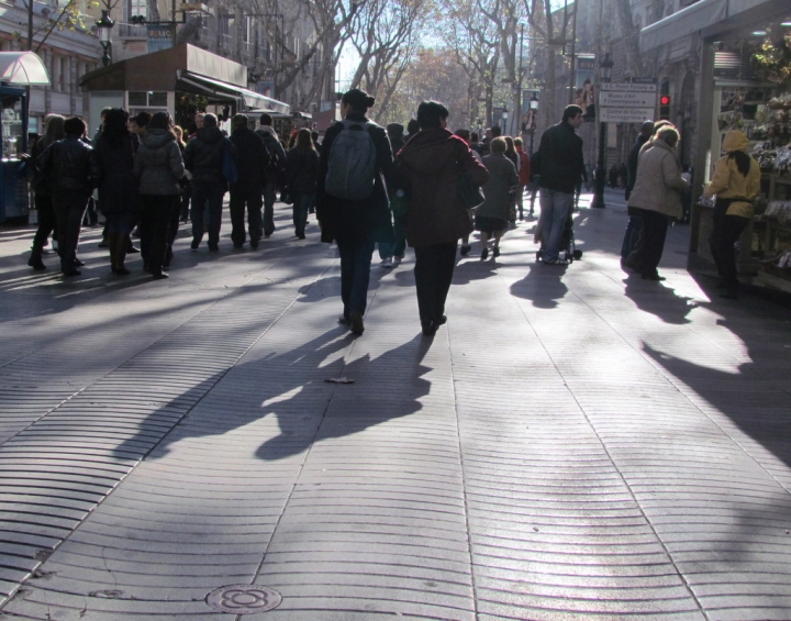 Ramblas in controluce di roxelle