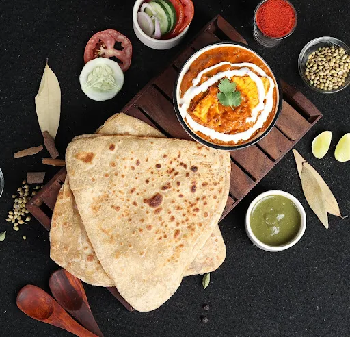 Paneer Makhani Paratha Combo