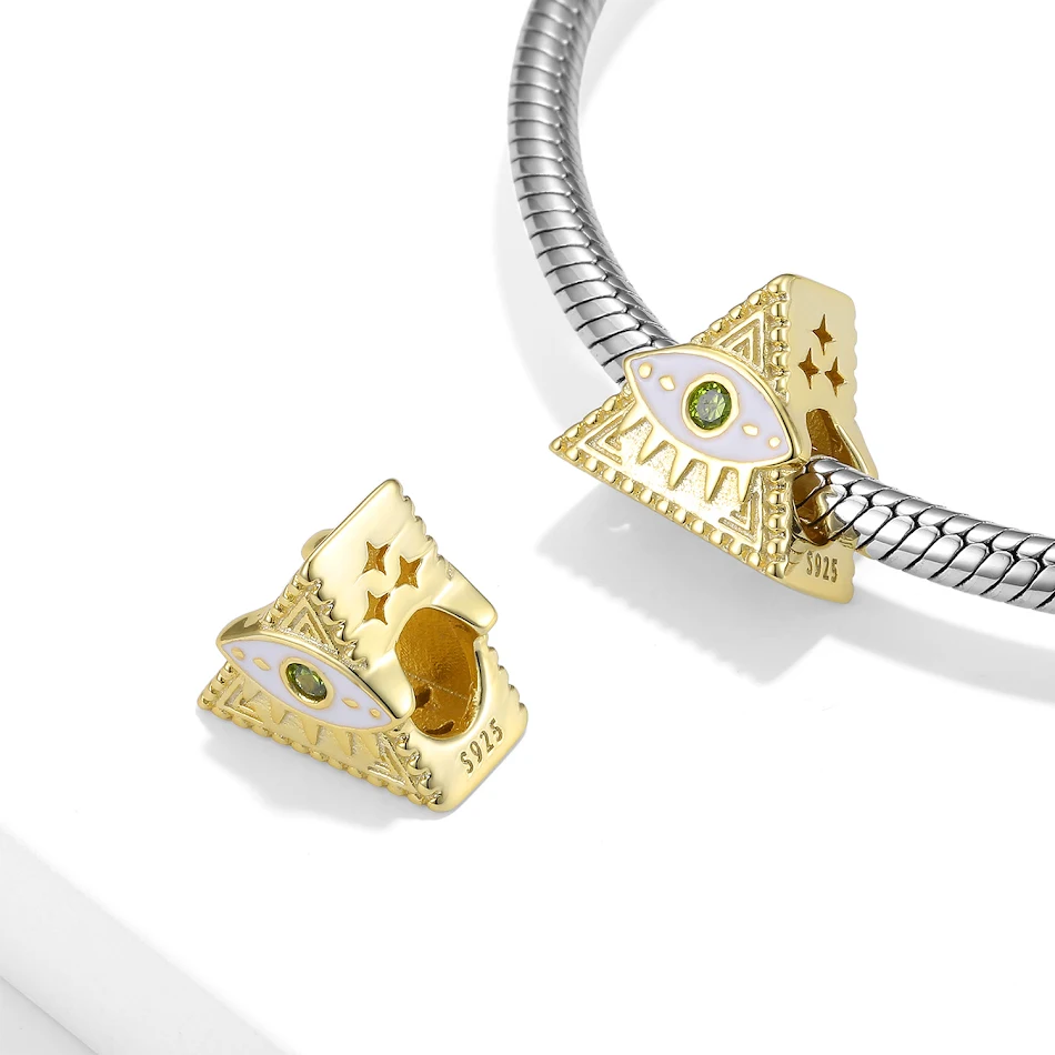 Pyramid 925 Sterling Zilveren Kralenketting & Armband voor Vrouwen, DIY Accessoires, sieraden maken.