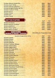 Mughal Dhaba menu 4