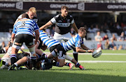 Dewaldt Duvenage of DHL Western Province during the Currie Cup match between Cell C Sharks and DHL Western Province at Growthpoint Kings Park on October 14, 2017 in Durban, South Africa. 