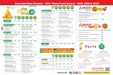 La Pino'z Pizza menu 