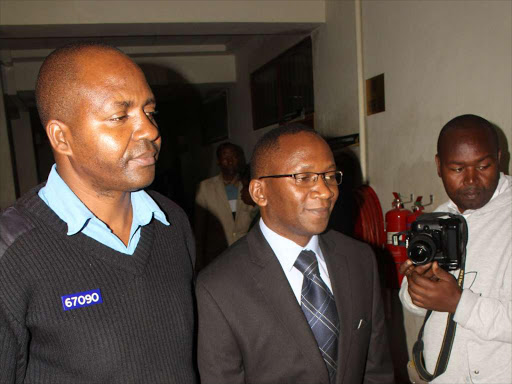 Former presidential aspirant Peter Solomon Gichira in court at a past hearing.